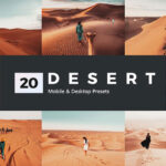 پریست لایت روم و پریست کمرا راو و لات رنگی تم صحرا Desert Lightroom Presets and LUTs