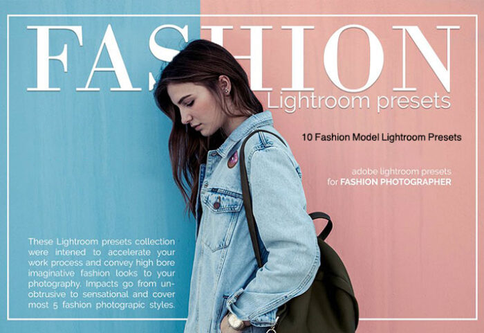 10 پریست فشن حرفه ای لایت روم Fashion Model Lightroom Presets