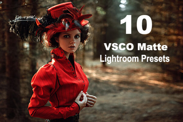 10 پریست لایت روم حرفه ای دسکتاپ VSCO Matte Lightroom Presets