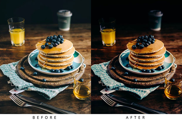 10 پریست لایت روم حرفه ای مواد غذایی Food Lightroom Presets 10 پریست لایت روم حرفه ای مواد غذایی Food Lightroom Presets