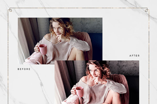 10 پریست لایت روم دسکتاپ و موبایل تم رز طلایی Rose Gold Lightroom Presets Bundle 10 پریست لایت روم دسکتاپ و موبایل تم رز طلایی Rose Gold Lightroom Presets Bundle