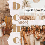 20 پریست حرفه ای لایت روم عروسی Boho Wedding Lightroom Presets