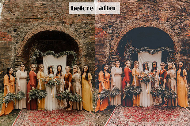 20 پریست حرفه ای لایت روم عروسی Boho Wedding Lightroom Presets 20 پریست حرفه ای لایت روم عروسی Boho Wedding Lightroom Presets