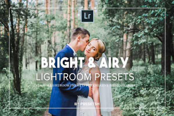 30 پریست لایت روم عروسی و پریست فتوشاپ Bright Airy Lightroom Presets