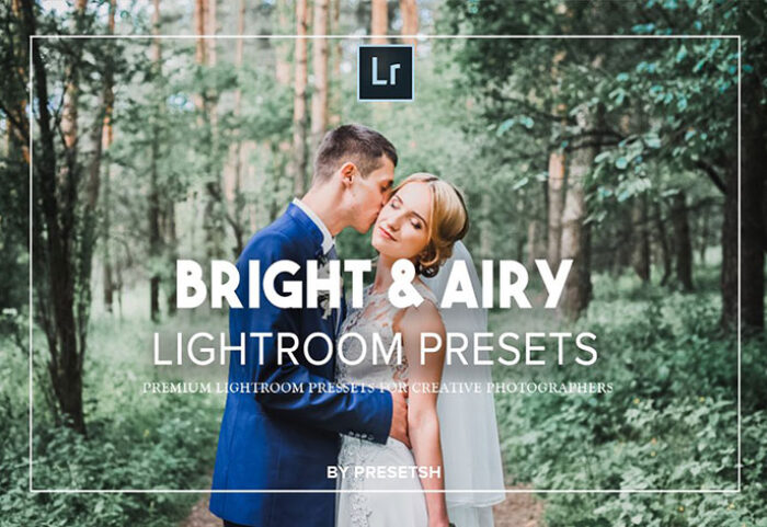 30 پریست لایت روم عروسی و پریست فتوشاپ Bright Airy Lightroom Presets