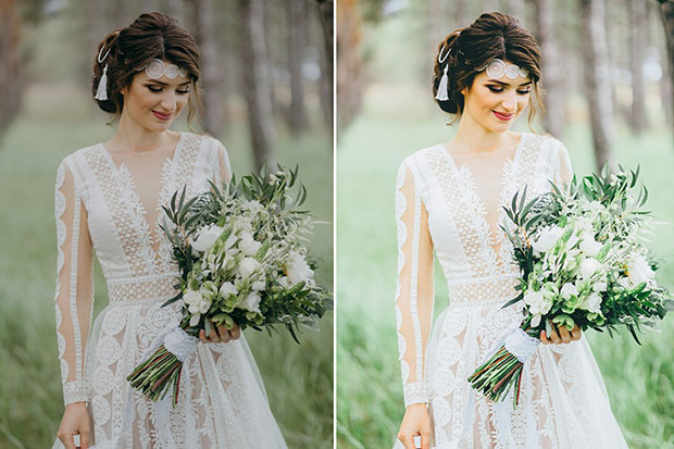 30 پریست لایت روم عروسی و پریست فتوشاپ Bright Airy Lightroom Presets