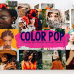 40 پریست لایت روم 2020 تم رنگی Color Pop Lightroom Presets