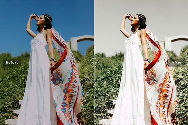 40 پریست لایت روم و Camera Raw و اکشن فتوشاپ عروسی Boho Wedding Lightroom Presets