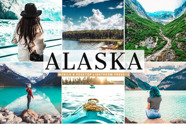 40 پریست لایت روم و کمرا راو تم آلاسکا Alaska Pro Lightroom Presets