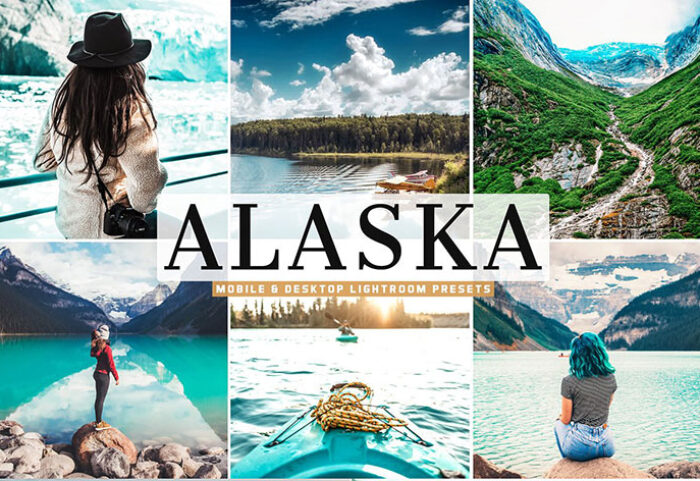 40 پریست لایت روم و کمرا راو تم آلاسکا Alaska Pro Lightroom Presets