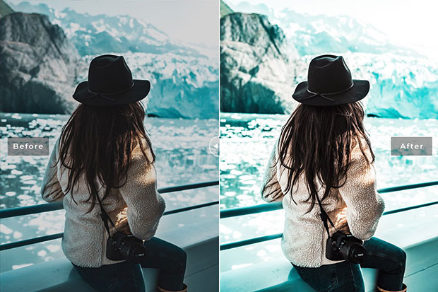 40 پریست لایت روم و کمرا راو تم آلاسکا Alaska Pro Lightroom Presets