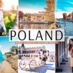 40 پریست لایت روم و کمرا راو تم لهستان Poland Pro Lightroom Presets