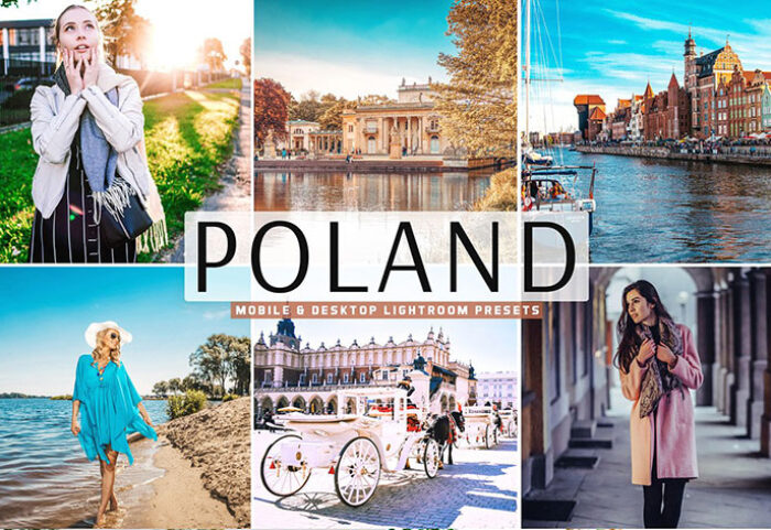 40 پریست لایت روم و کمرا راو تم لهستان Poland Pro Lightroom Presets