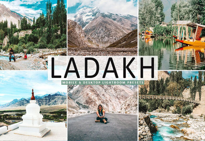 40 پریست لایت روم و کمرا راو و اکشن فتوشاپ Ladakh Pro Lightroom Presets
