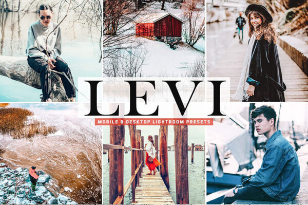 40 پریست لایت روم و کمرا راو و اکشن فتوشاپ Levi Pro Lightroom Presets