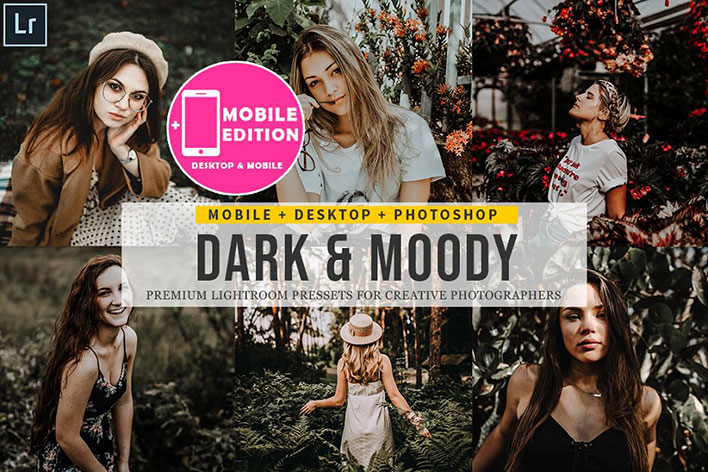 60 پریست لایت روم سینمایی و پریست کمرا راو فتوشاپ Dark and Moody Lightroom Presets 60 پریست لایت روم سینمایی و پریست کمرا راو فتوشاپ Dark and Moody Lightroom Presets