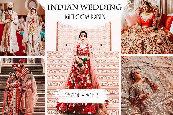 دانلود پریست های عروسی حرفه ای لایت روم تم عروسی هند Indian Wedding Lightroom Presets دانلود پریست های عروسی حرفه ای لایت روم تم عروسی هند Indian Wedding Lightroom Presets
