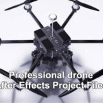 پروژه آماده افتر افکت با موزیک لوگو آتلیه عکاسی هلیشات حرفه ای Professional drone