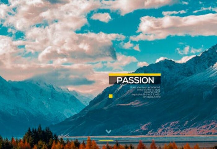 پروژه پریمیر اسلایدشو با موزیک افکت بلور تصویر Modern Intro
