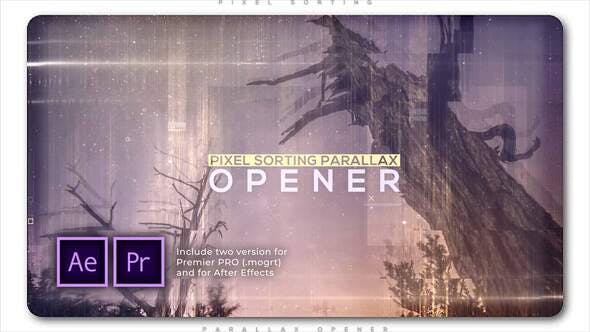 پروژه پریمیر اسلایدشو با موزیک پارالاکس نقطه ای Pixel Sorting Parallax Opener پروژه پریمیر اسلایدشو با موزیک پارالاکس نقطه ای Pixel Sorting Parallax Opener
