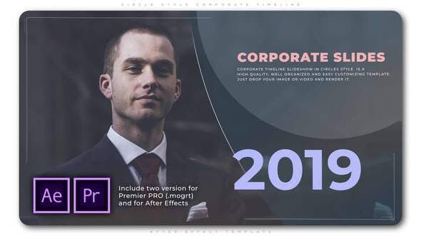 پروژه پریمیر معرفی شرکت افکت دایره ای با موزیک Circle Style Corporate Timeline پروژه پریمیر معرفی شرکت افکت دایره ای با موزیک Circle Style Corporate Timeline