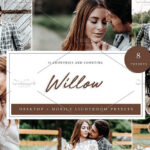 پریست لایت روم حرفه ای تم عاشقانه Willow Lightroom Presets