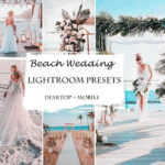 پریست لایت روم حرفه ای تم عروسی ساحلی Beach Wedding Lightroom Presets