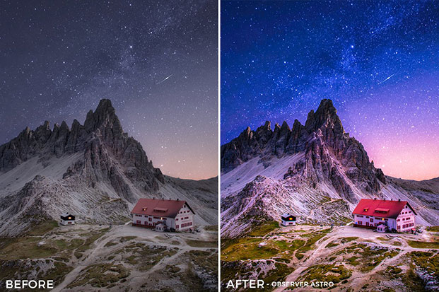 پریست لایت روم و پریست کمرا راو فتوشاپ تم ستاره شناسی Astro Photography Lightroom Presets پریست لایت روم و پریست کمرا راو فتوشاپ تم ستاره شناسی Astro Photography Lightroom Presets
