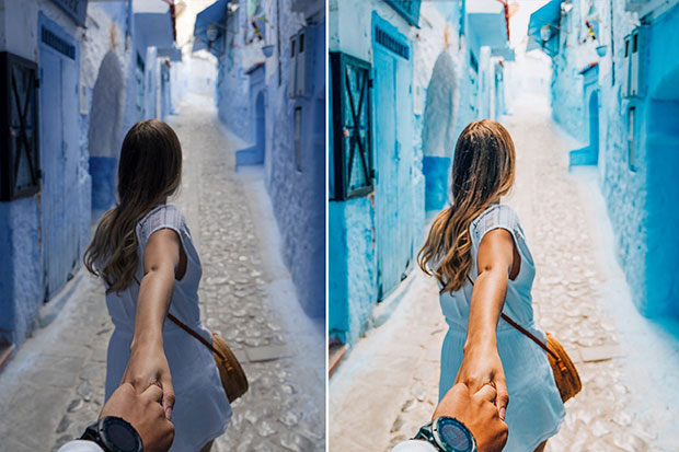پریست لایت روم و پریست کمرا راو فتوشاپ تم مراکش Morocco Lightroom Presets