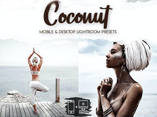 پریست لایت روم و پریست کمرا راو فتوشاپ تم نارگیل Coconut Lightroom Presets پریست لایت روم و پریست کمرا راو فتوشاپ تم نارگیل Coconut Lightroom Presets