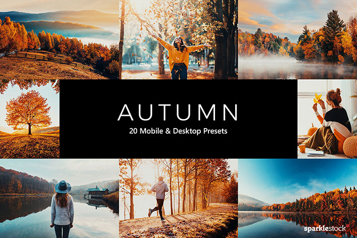 پریست لایت روم و پریست کمرا راو و لات رنگی پاییز Autumn Lightroom Presets & LUTs پریست لایت روم و پریست کمرا راو و لات رنگی پاییز Autumn Lightroom Presets & LUTs