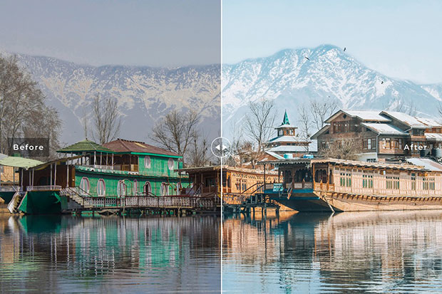 پریست لایت روم و کمرا راو تم سریناگار کشمیر Srinagar Pro Lightroom Presets