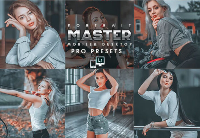 پریست لایت روم و کمرا راو پرتره Master Portrait Presets Mobile & Desktop