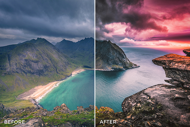 پکیج پریست لایت روم و پریست کمرا راو Lightroom Presets Bundle by presetsh