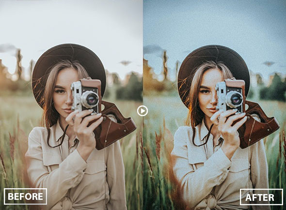 پکیج پریست لایت روم و پریست کمرا راو Lightroom Presets Bundle by presetsh