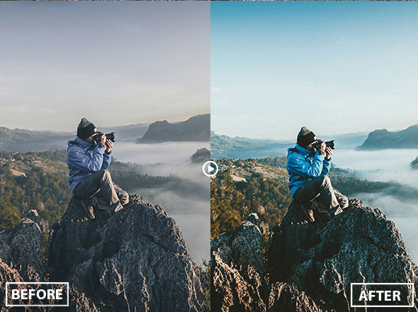 پکیج پریست لایت روم و پریست کمرا راو Lightroom Presets Bundle by presetsh