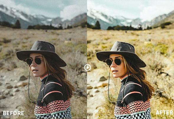 پکیج پریست لایت روم و پریست کمرا راو Lightroom Presets Bundle by presetsh
