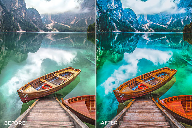 پکیج پریست لایت روم و پریست کمرا راو Lightroom Presets Bundle by presetsh