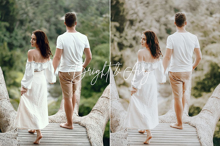 10 پریست لایت روم دسکتاپ و موبایل تم عروس رویایی Bright Airy Wedding Preset Pack 10 پریست لایت روم دسکتاپ و موبایل تم عروس رویایی Bright Airy Wedding Preset Pack