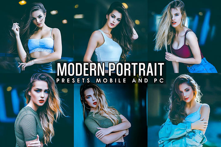 12 پریست لایت روم پرتره و پریست کمرا راو فتوشاپ Modern Portrait V2 Presets 12 پریست لایت روم پرتره و پریست کمرا راو فتوشاپ Modern Portrait V2 Presets