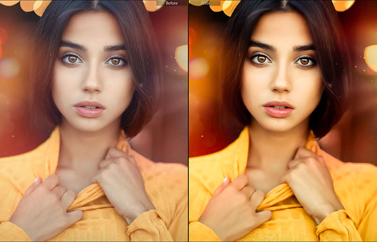 16 پریست لایت روم حرفه ای رتوش پوست صورت Skin Retouch Pro Lightroom Presets