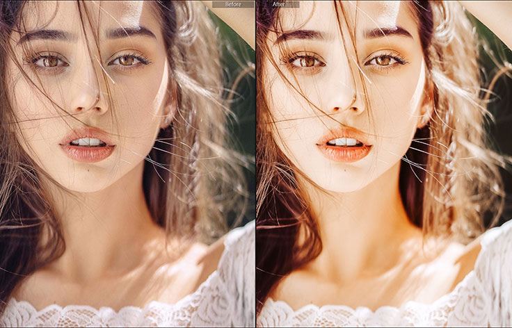 16 پریست لایت روم حرفه ای رتوش پوست صورت Skin Retouch Pro Lightroom Presets