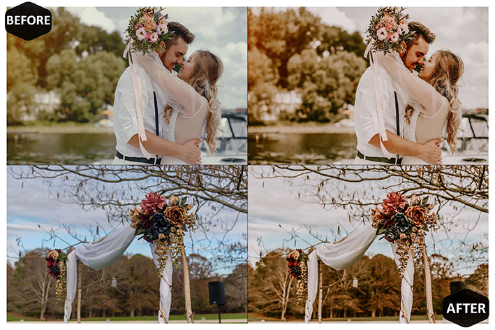 20 پریست لایت روم حرفه ای عروس پاییز Moody Wedding Mobile & Desktop Lightroom Presets Fall LR 20 پریست لایت روم حرفه ای عروس پاییز Moody Wedding Mobile & Desktop Lightroom Presets Fall LR