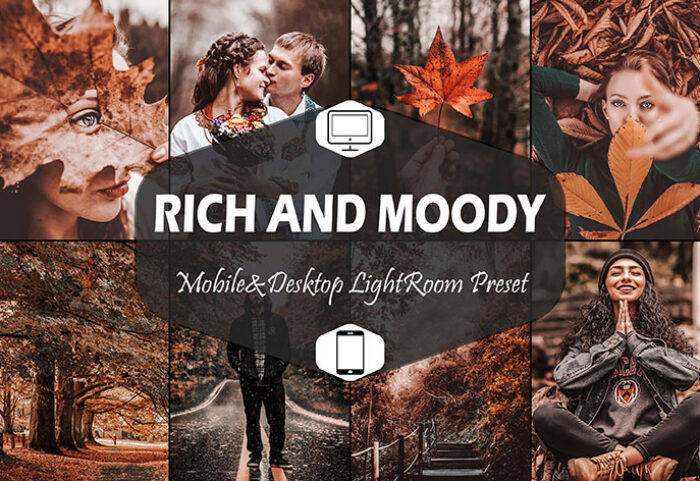 20 پریست لایت روم فصل پاییز Rich And Moody Mobile & Desktop Lightroom Presets Fall