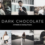 20 پریست لایت روم و پریست کمرا راو و لات رنگی شکلاتی تیره Dark Chocolate LR Presets