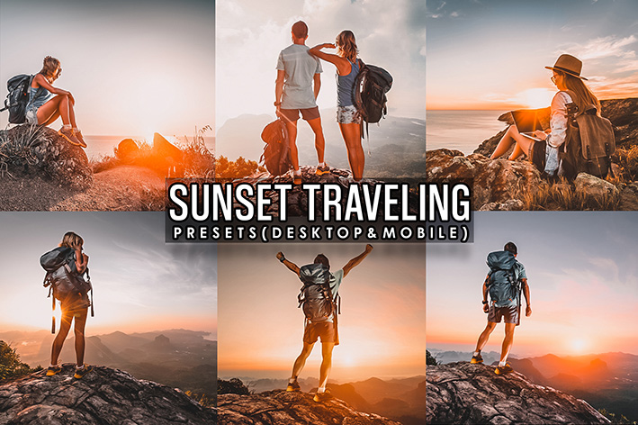 21 پریست لایت روم و پریست کمرا راو فتوشاپ غروب آفتاب Sunset Traveling Presets 21 پریست لایت روم و پریست کمرا راو فتوشاپ غروب آفتاب Sunset Traveling Presets
