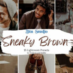 30 پریست لایت روم حرفه ای تم قهوه ای Sneaky Brown Lightroom Presets