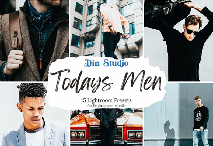 30 پریست لایت روم حرفه ای تم مد مردانه Todays Men Lightroom Presets
