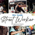30 پریست لایت روم حرفه ای تم کار خیابانی Street Worker Lightroom Presets