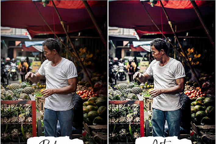 30 پریست لایت روم حرفه ای تم کار خیابانی Street Worker Lightroom Presets 30 پریست لایت روم حرفه ای تم کار خیابانی Street Worker Lightroom Presets